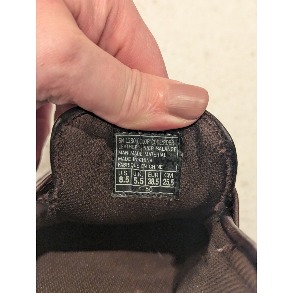 Vintage Skechers Y2K Grunge Brown Leather Chunky Oxford Loafers Women's 8.5 US - Picture 9 of 10